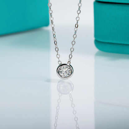 Circle Silver Necklace